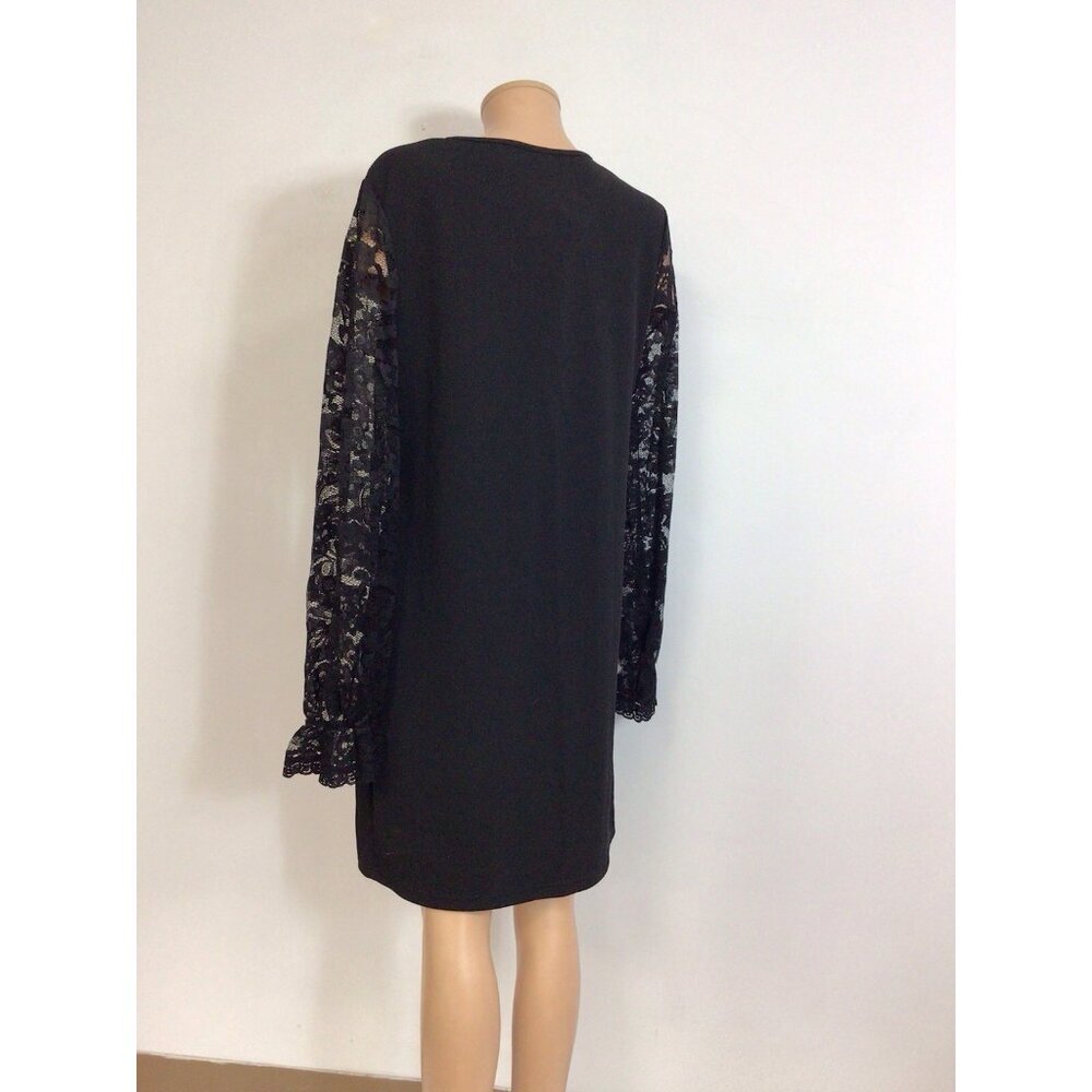 Emery Rose Black Lace Dress Womens XL NEW - Picture 3 of 11